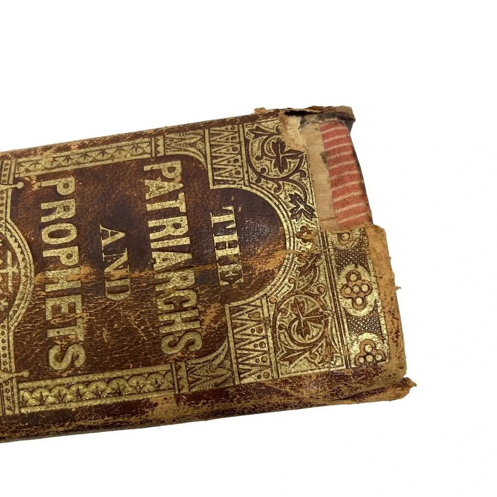 Antique‎ The Patriarchs And Prophets Christ And The Apostles  1874 Leather Bound